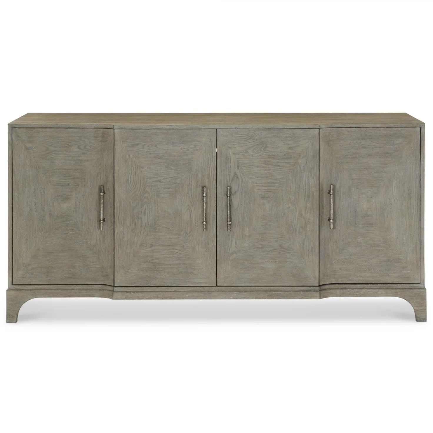 Bernhardt Albion Collection Four Door Buffet ~ Pewter Finish - Image 4
