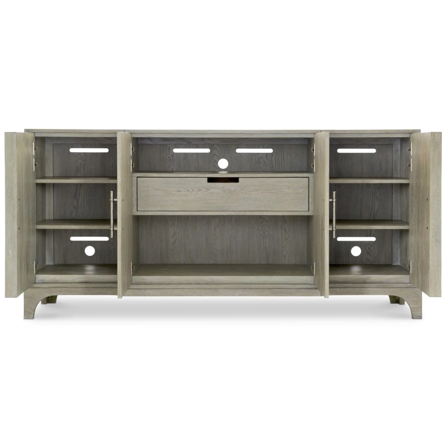 Bernhardt Albion Collection Four Door Buffet ~ Pewter Finish - Image 6
