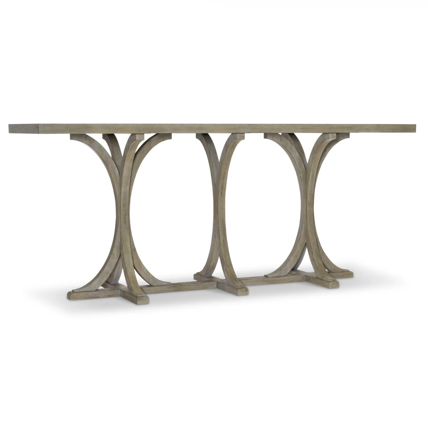 Bernhardt Albion Collection Console Table ~ Pewter Finish - Image 3