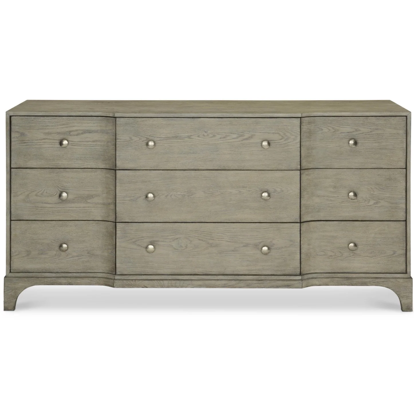 Bernhardt Albion Collection Nine Drawer Dresser ~ Pewter Finish - Image 4