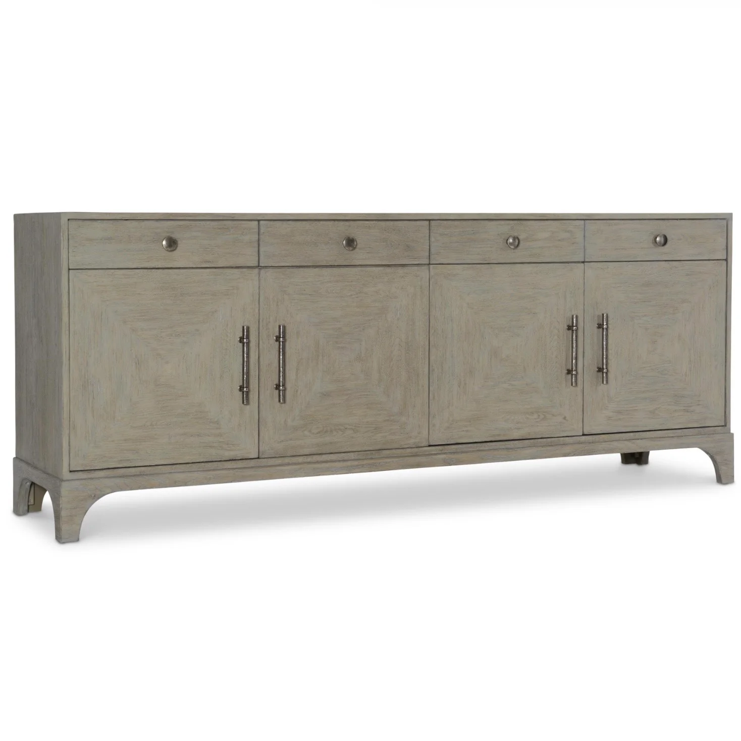 Bernhardt Albion Collection Entertainment Credenza ~ Pewter Finish - Image 2