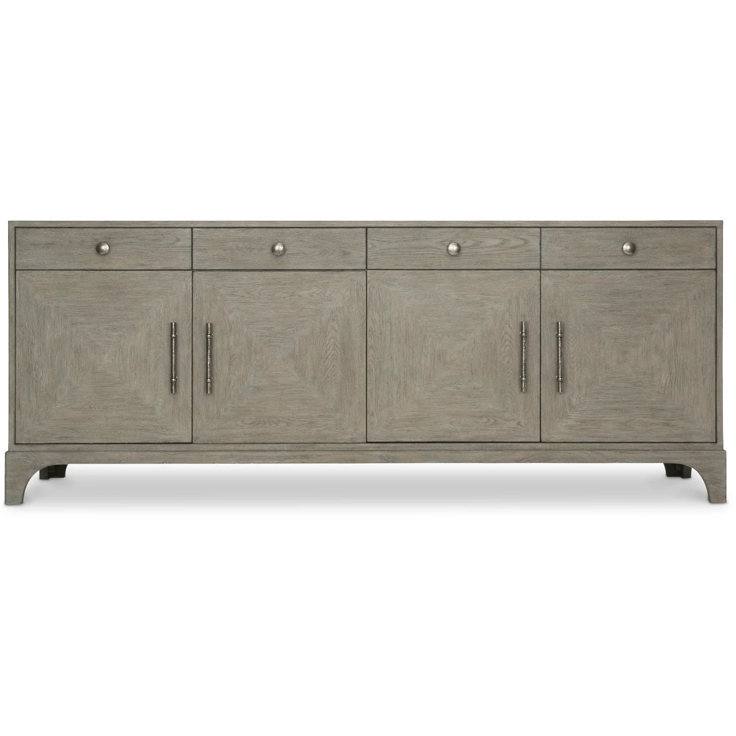 Bernhardt Albion Collection Entertainment Credenza ~ Pewter Finish - Image 3