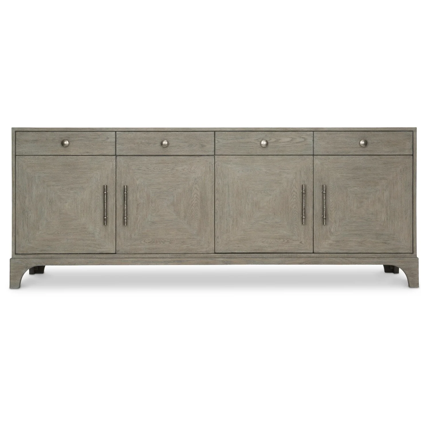 Bernhardt Albion Collection Entertainment Credenza ~ Pewter Finish - Image 4