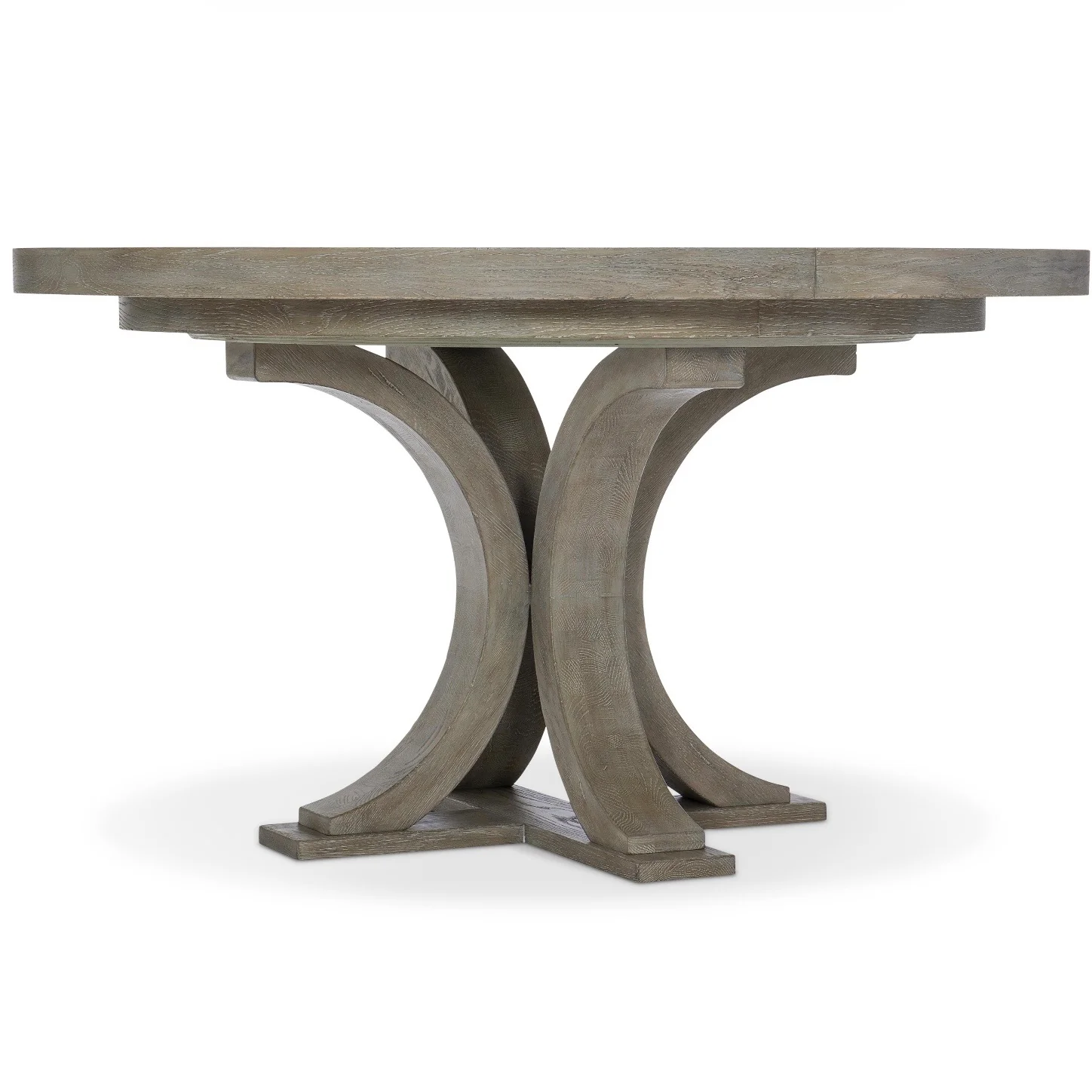 Bernhardt Albion Collection Round Dining Table ~ Pewter Finish - Image 6