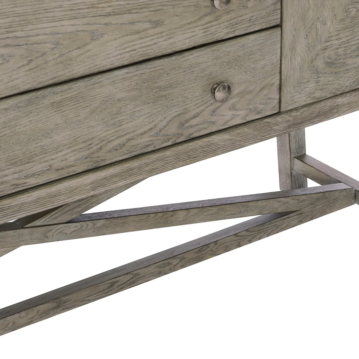 Bernhardt Albion Collection Sideboard ~ Weathered Wood & Pewter Finish - Image 9