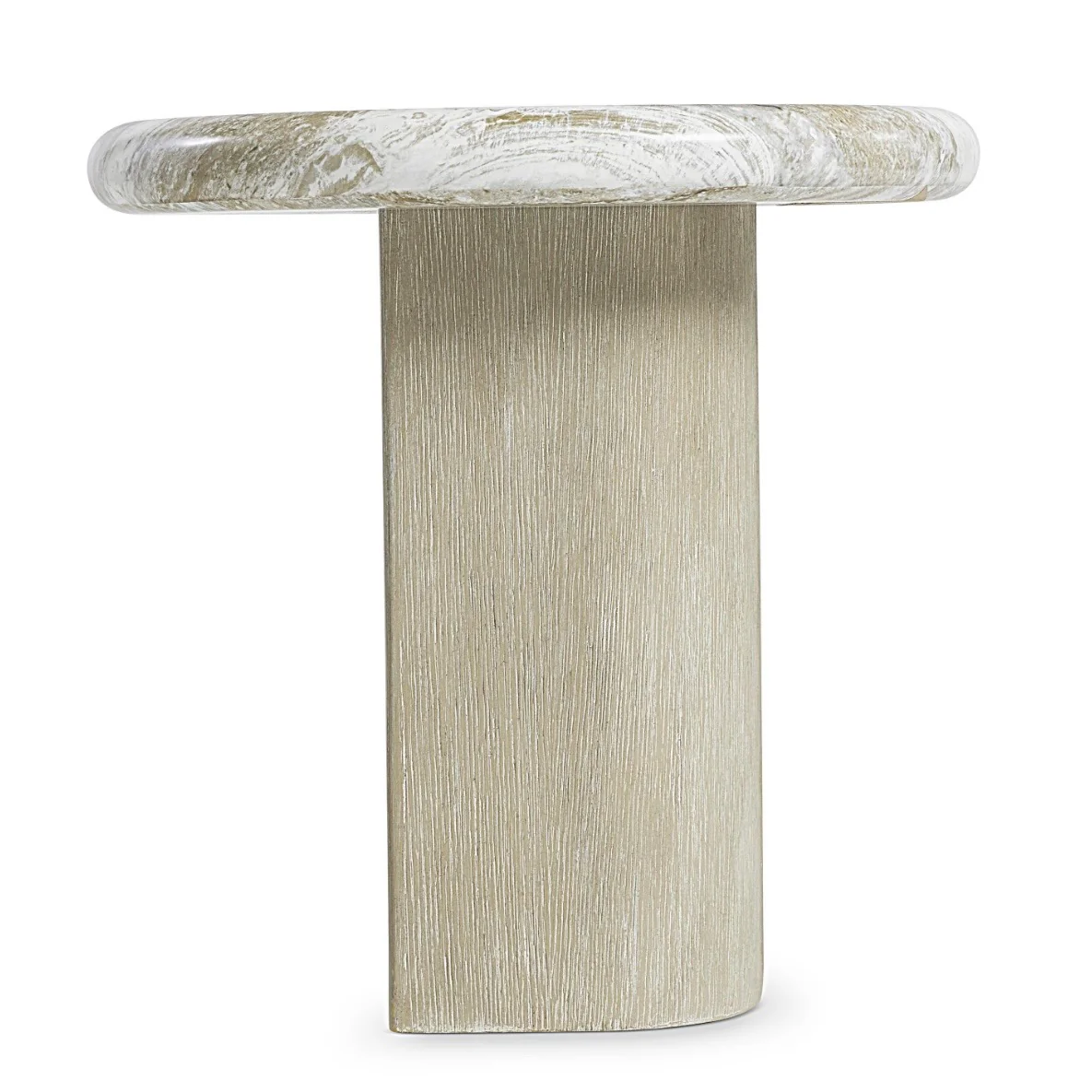 Bernhardt Arcadia Collection Accent Table ~ Kalta Faux Stone Finish - Image 3