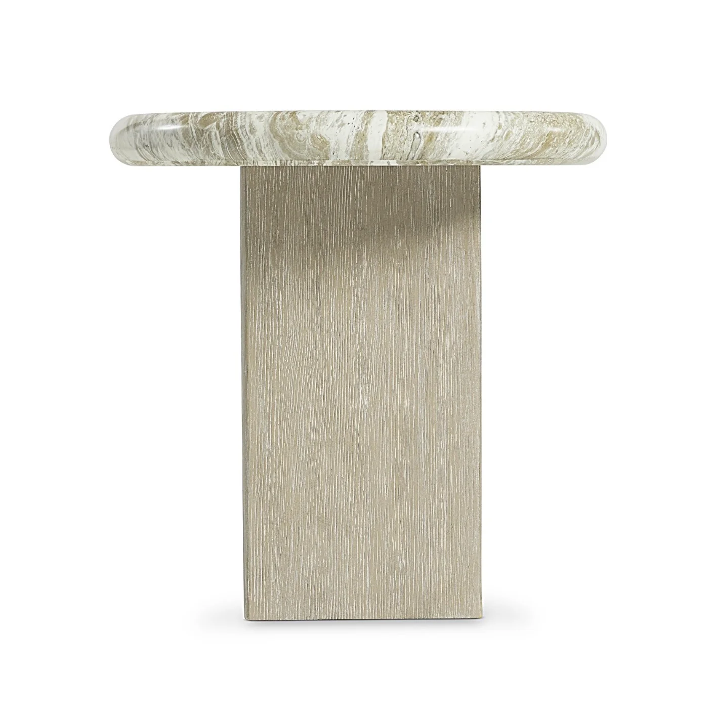 Bernhardt Arcadia Collection Accent Table ~ Kalta Faux Stone Finish - Image 5