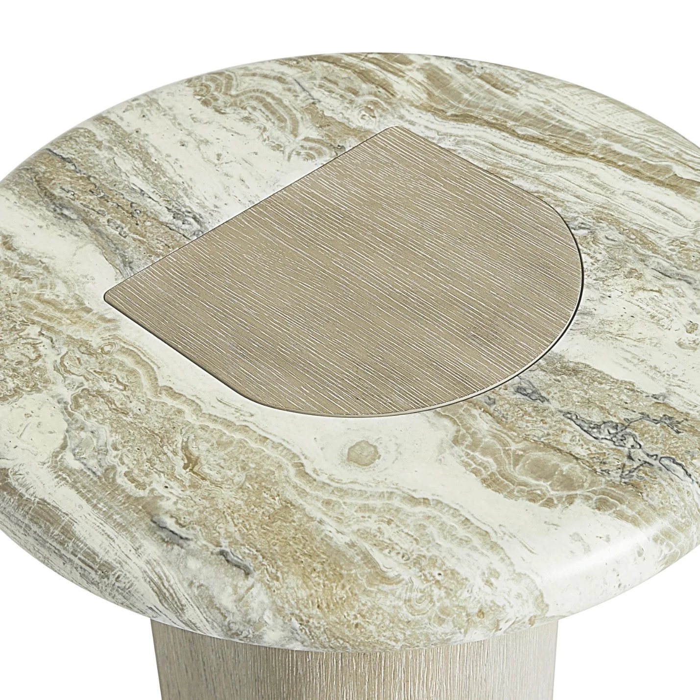 Bernhardt Arcadia Collection Accent Table ~ Kalta Faux Stone Finish - Image 7