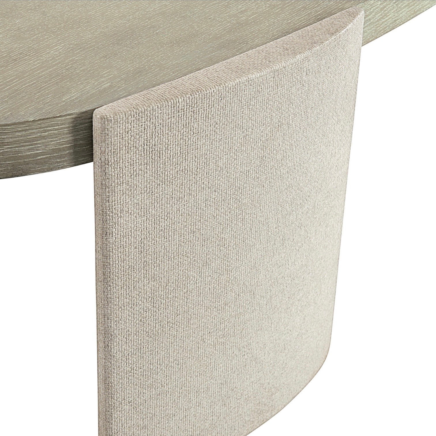 Bernhardt Arcadia Collection Cocktail Table ~ Clay Finish with Raffia Wrapped Legs - Image 10