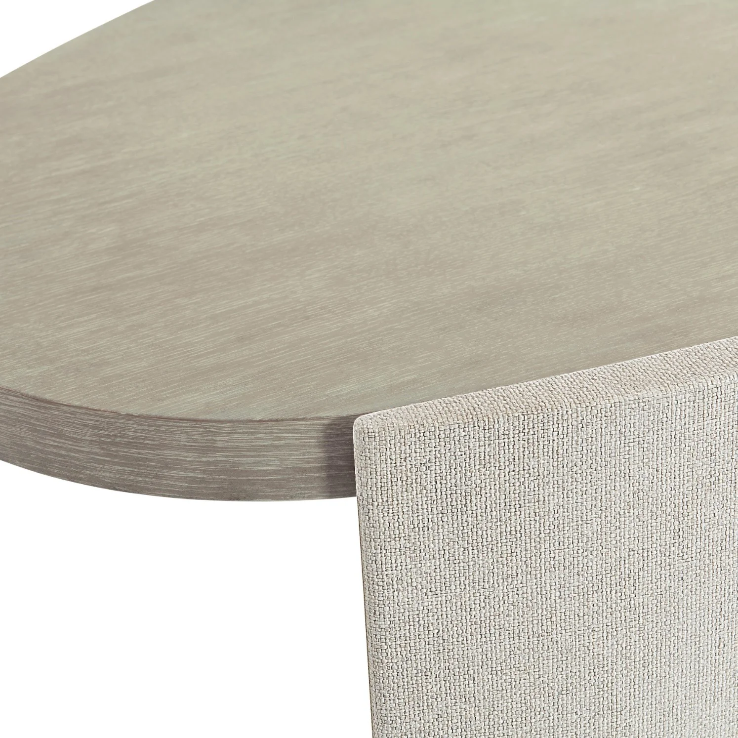 Bernhardt Arcadia Collection Cocktail Table ~ Clay Finish with Raffia Wrapped Legs - Image 9