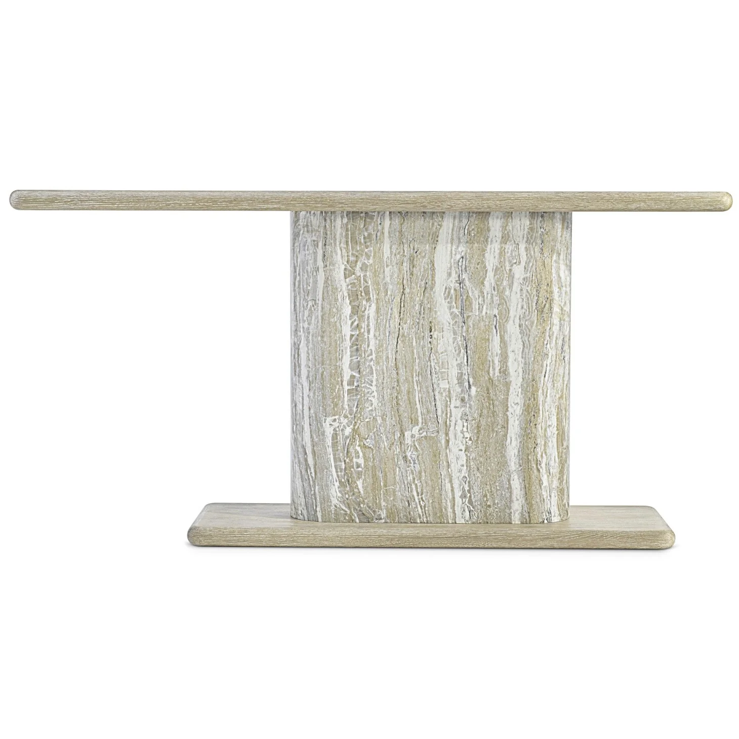 Bernhardt Arcadia Collection Console Table ~ Kalta Faux Stone Finish - Image 7
