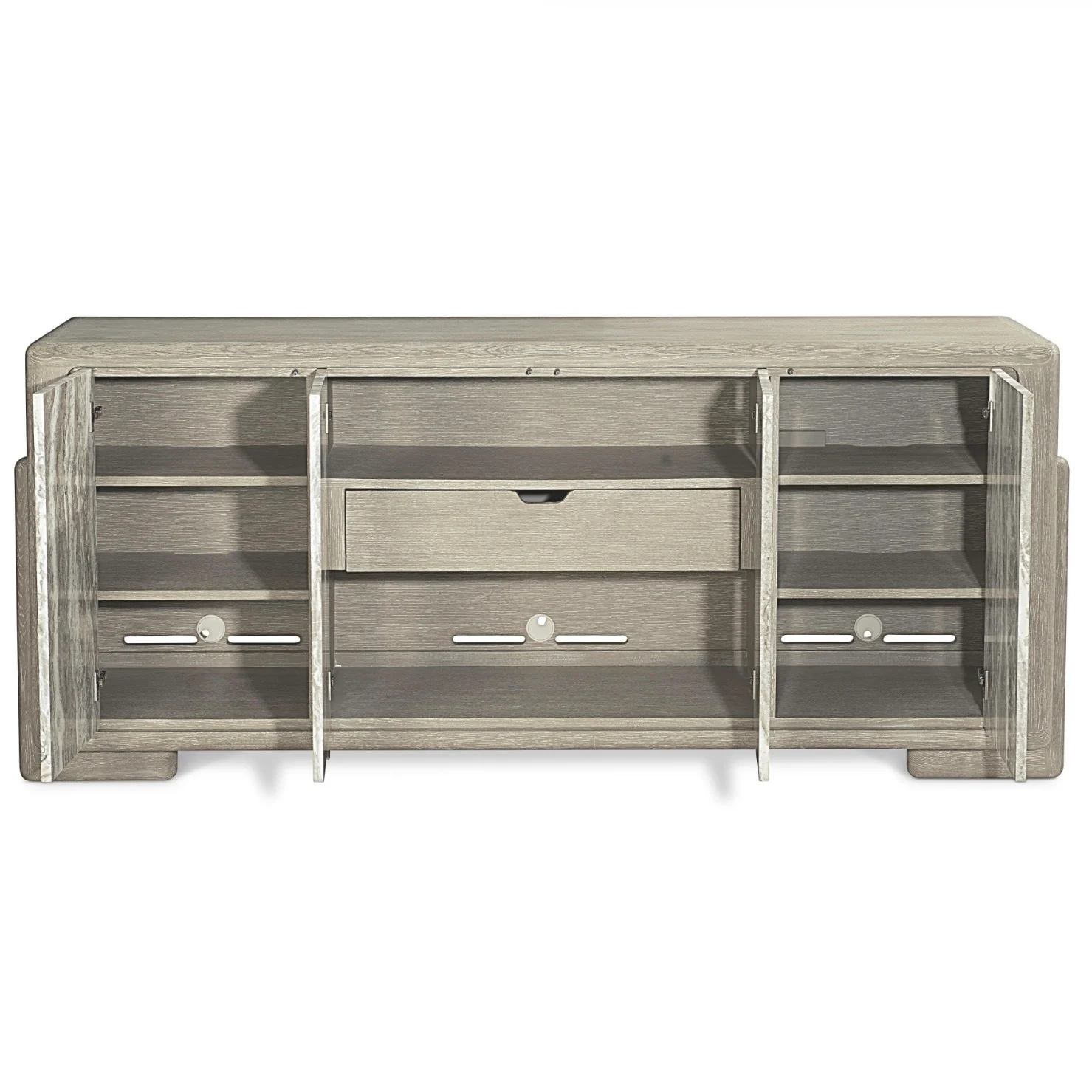 Bernhardt Arcadia Collection Entertainment Credenza ~ Kalta Faux Stone Finish - Image 6