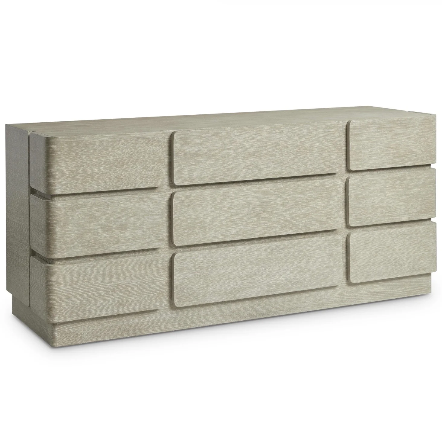Bernhardt Arcadia Collection Nine Drawer Dresser ~ Clay Finish - Image 4