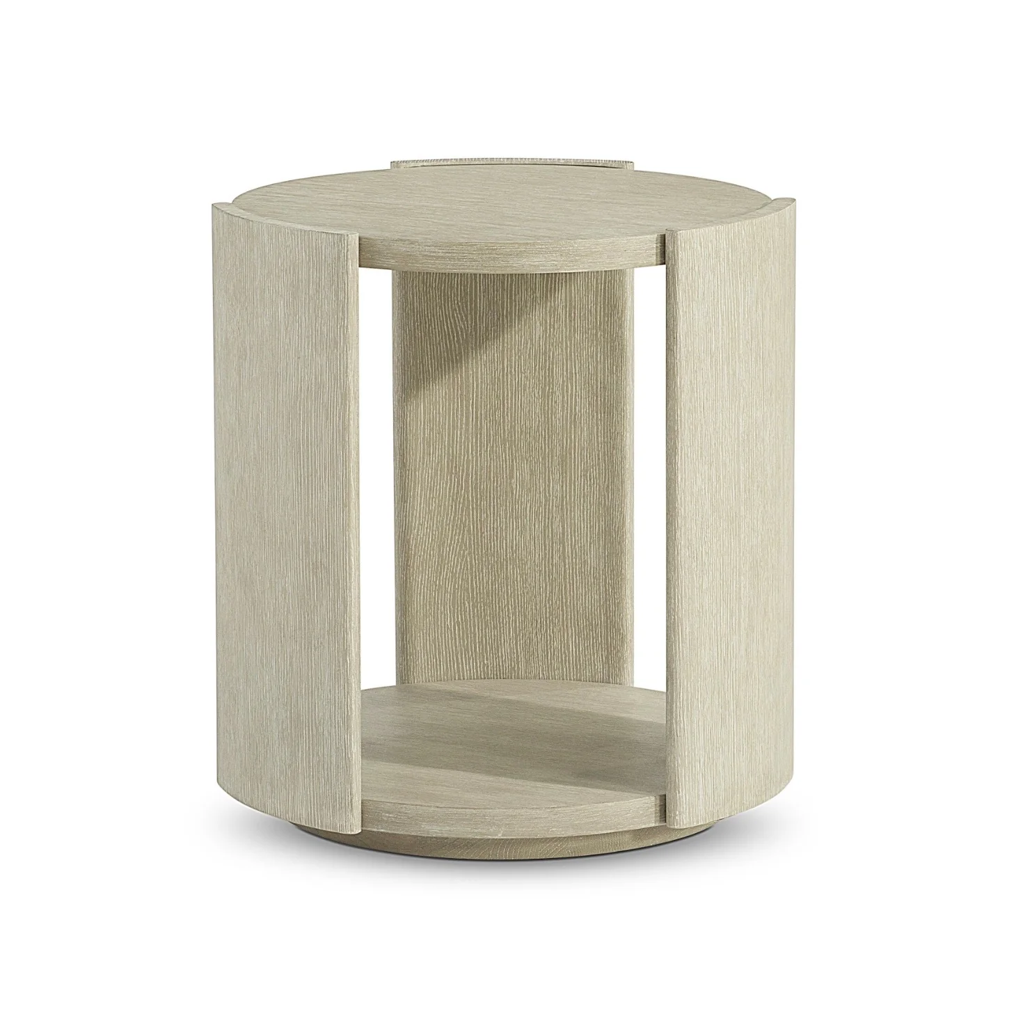 Bernhardt Arcadia Collection Round Side Table ~ Clay Finish - Image 2