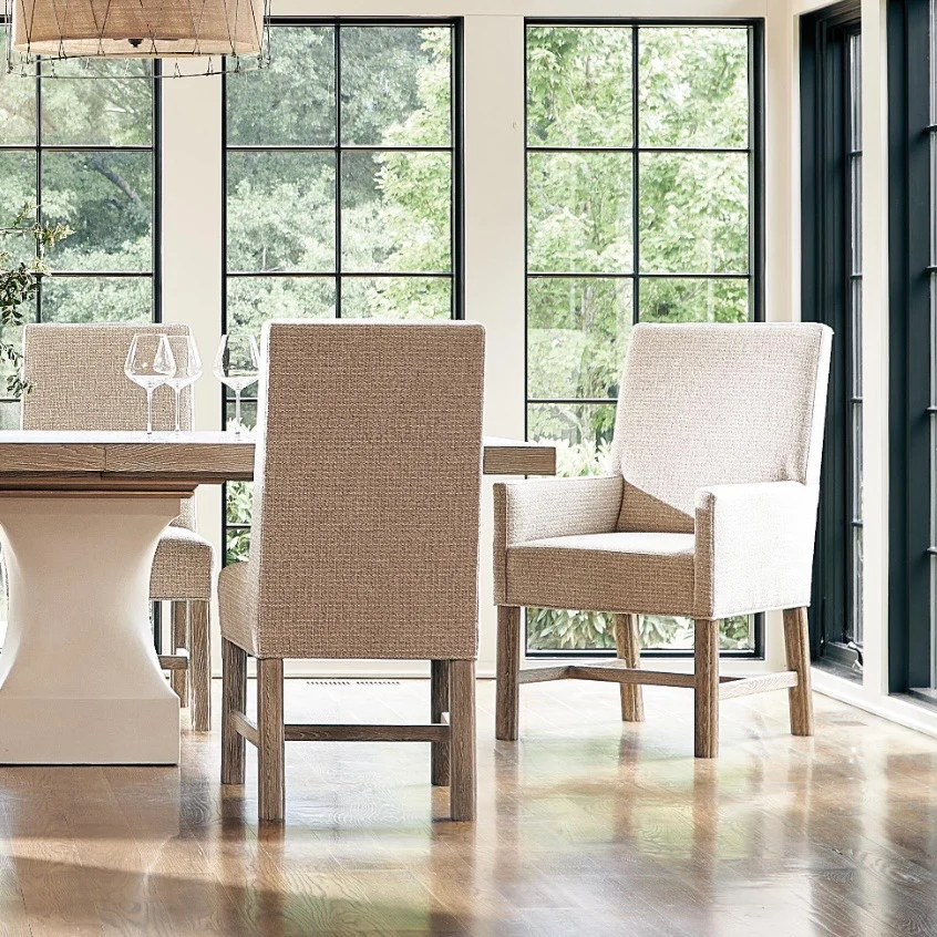 Bernhardt Aventura Collection Upholstered Dining Armchair