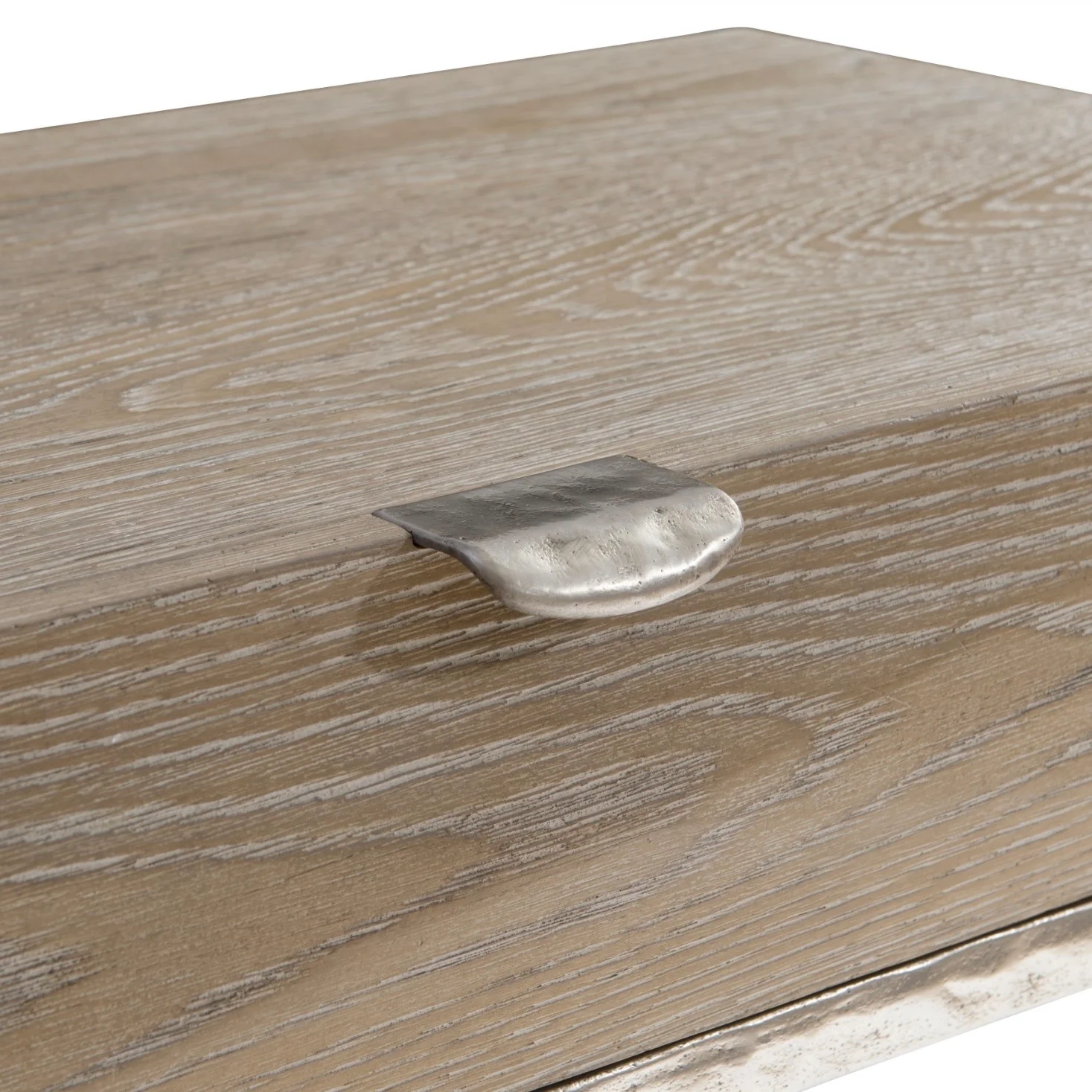 Bernhardt Aventura Collection Single Drawer Nightstand ~ Marcona Finish With Cast Aluminum Base - Image 7