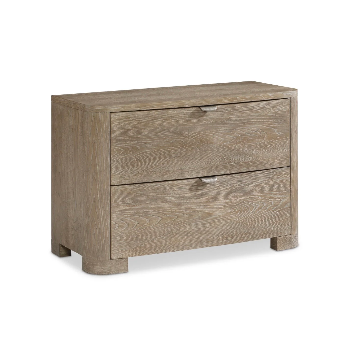 Bernhardt Aventura Collection Two Drawer 40 Inch Nightstand ~ Marcona Finish - Image 2