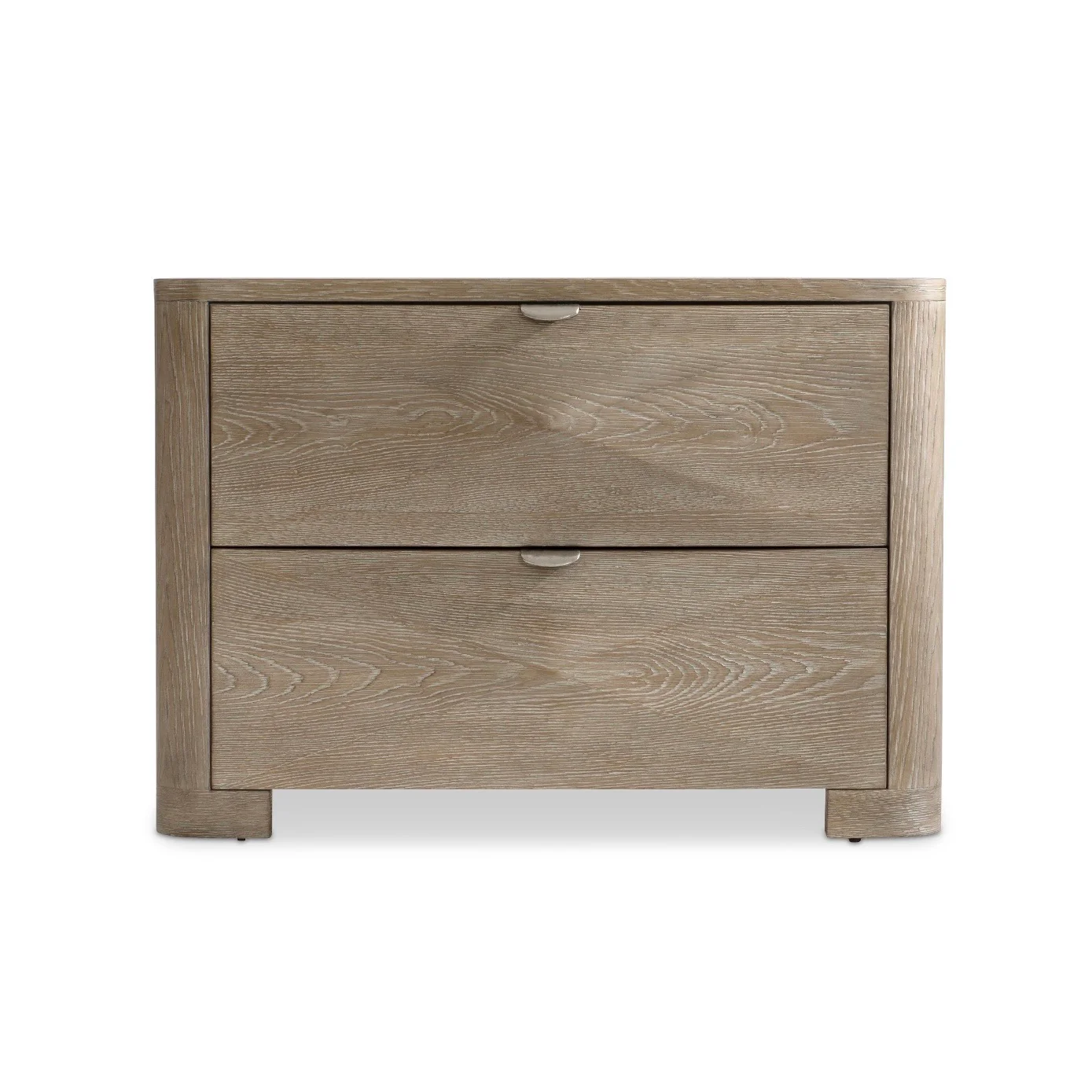 Bernhardt Aventura Collection Two Drawer 40 Inch Nightstand ~ Marcona Finish - Image 4
