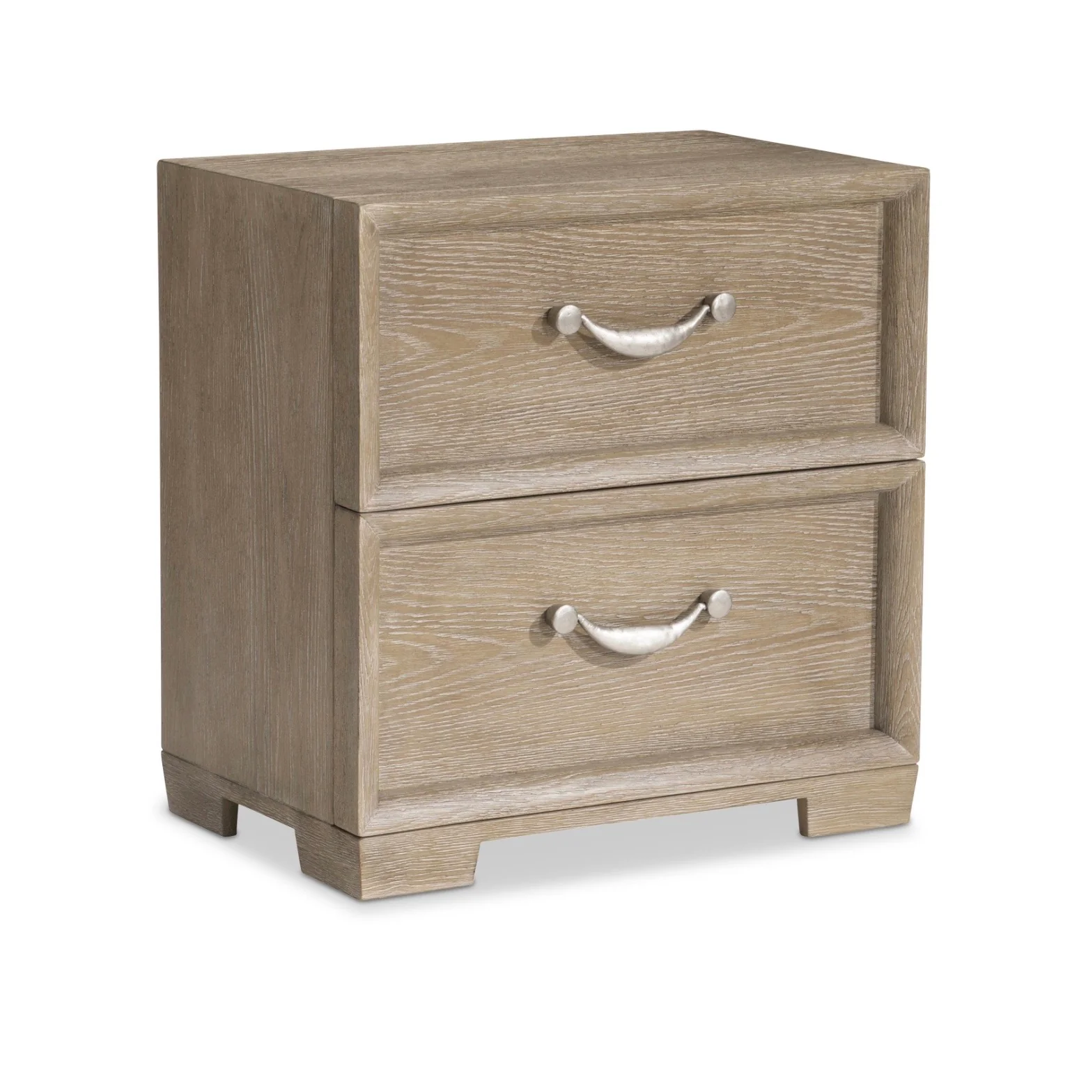 Bernhardt Aventura Collection Two Drawer 28 Inch Nightstand ~ Marcona Finish