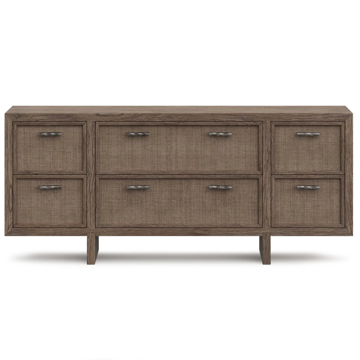 Bernhardt Casa Paros Collection Woven Six Drawer Dresser ~ Woven Playa Finish - Image 3
