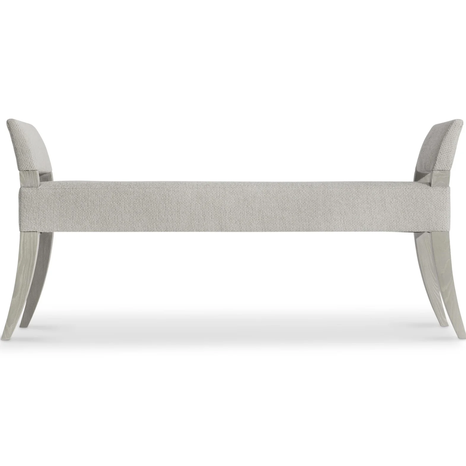 Bernhardt Cornelia Collection Upholstered Bench ~ Nebbia Finish - Image 4