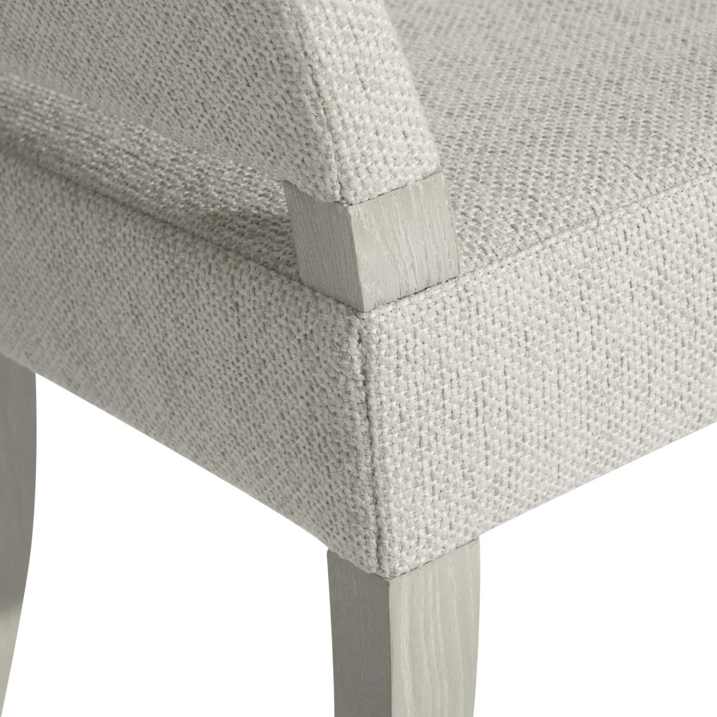 Bernhardt Cornelia Collection Upholstered Bench ~ Nebbia Finish - Image 7