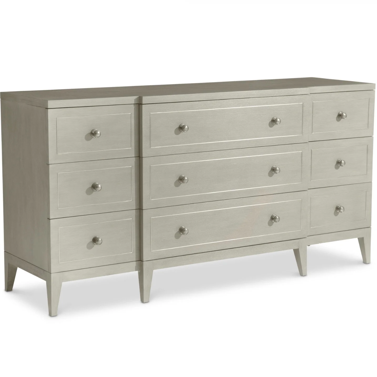 Bernhardt Cornelia Collection Nine Drawer Dresser ~ Nebbia Finish - Image 2