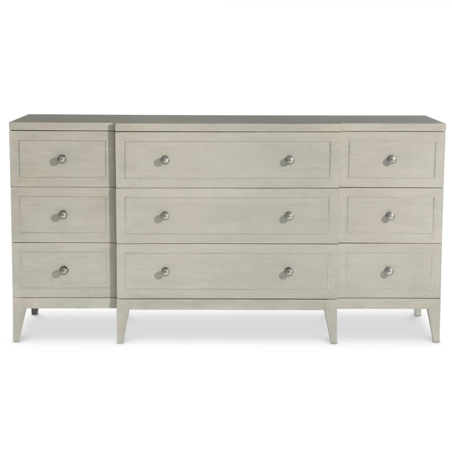 Bernhardt Cornelia Collection Nine Drawer Dresser ~ Nebbia Finish - Image 3