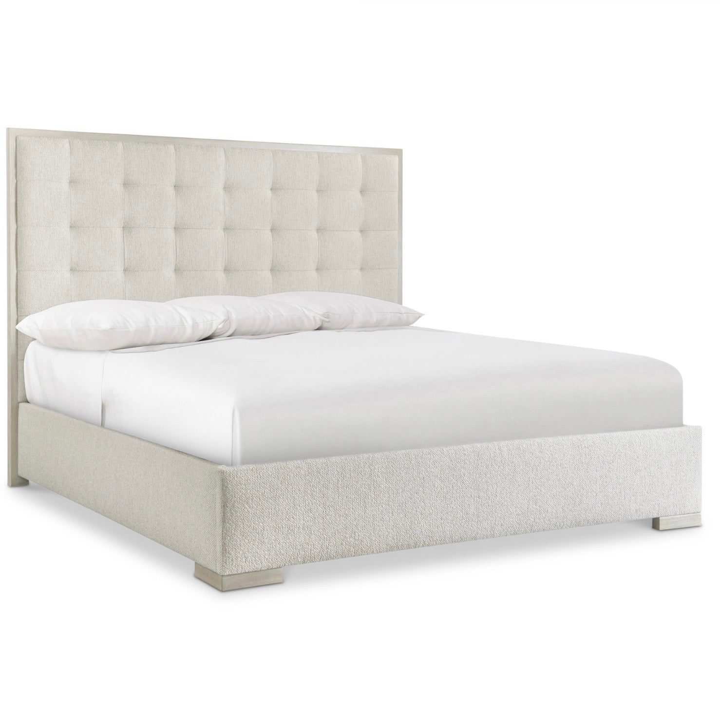 Bernhardt Cornelia Collection Tufted Upholstered Panel Bed ~ Available in Queen And King Sizes - Image 2