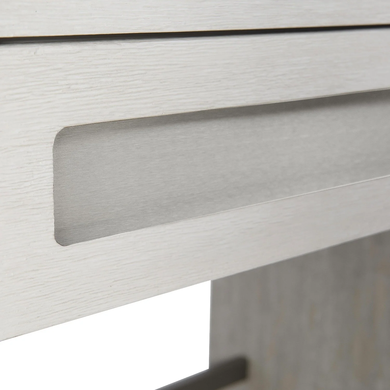 Bernhardt Foundations Workspace Collection Desk ~ Linen And Light Shale Finish - Image 10
