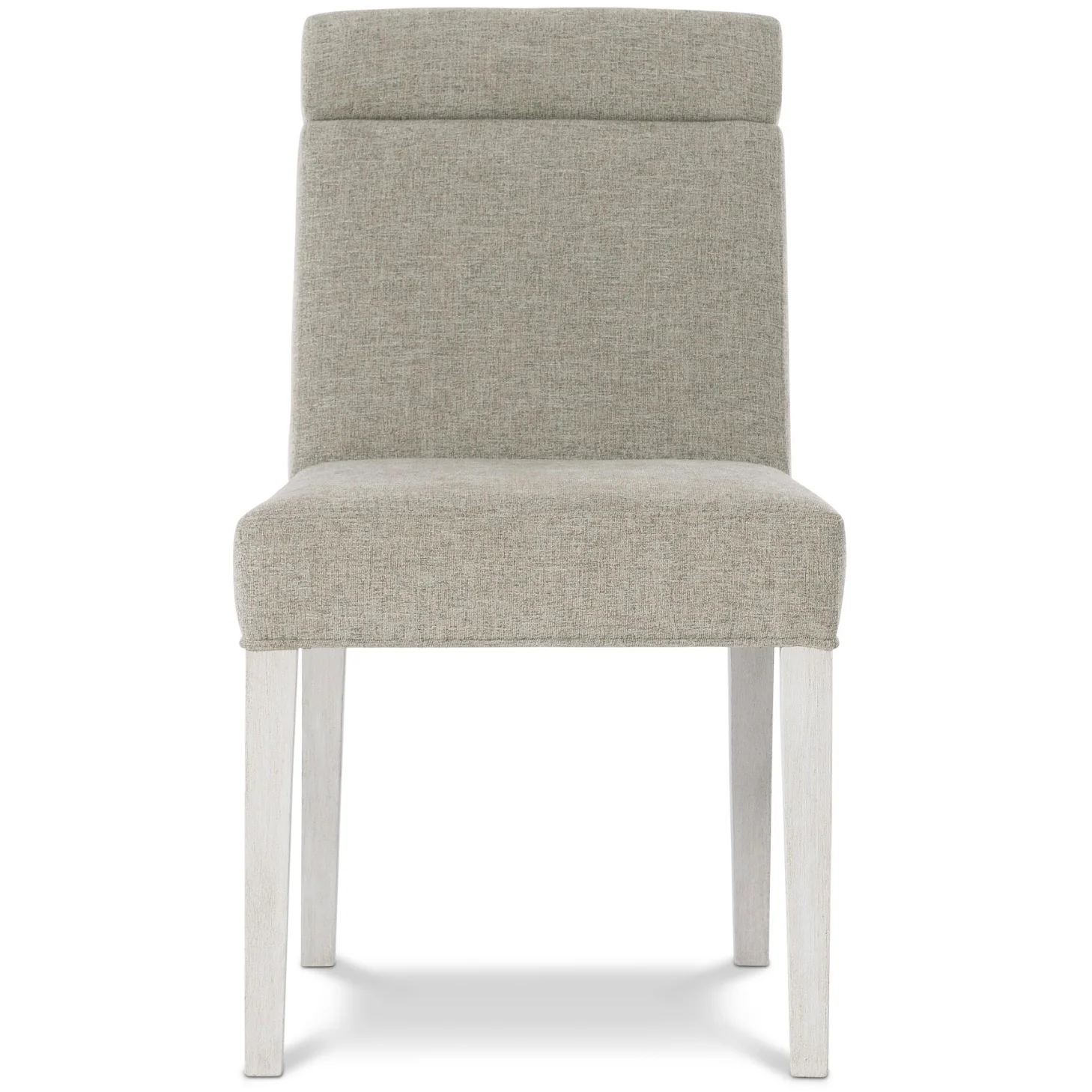 Bernhardt Foundations Collection Upholstered Dining Side Chair ~ Light Shale Finish - Image 4