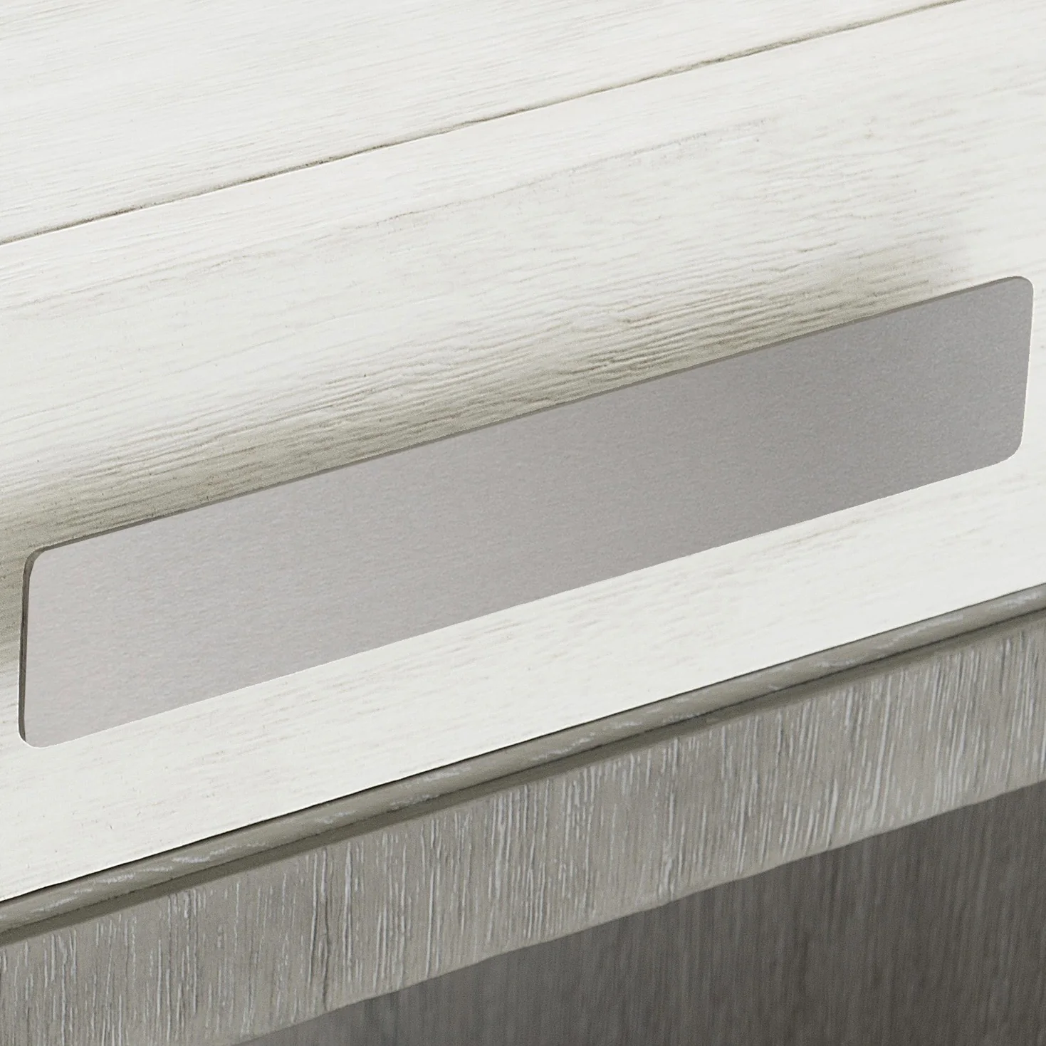 Bernhardt Foundations Collection One Drawer Nightstand ~ Two- Tone Finish In Linen Shale And Light Shale - Image 8
