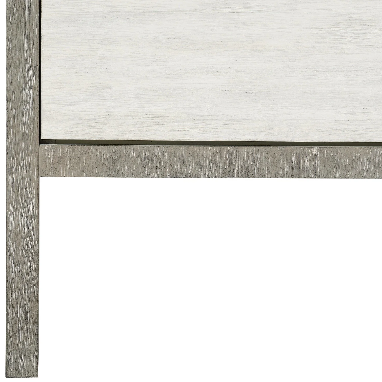 Bernhardt Foundations Collection Two Drawer Nightstand ~ Two - Tone Finish In Linen Shale And Light Shale - Image 8