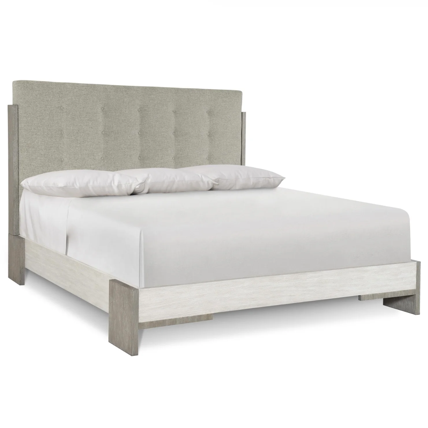 Bernhardt Foundations Collection Upholstered Panel Bed ~ Available in Queen, King and California King Sizes - Image 4