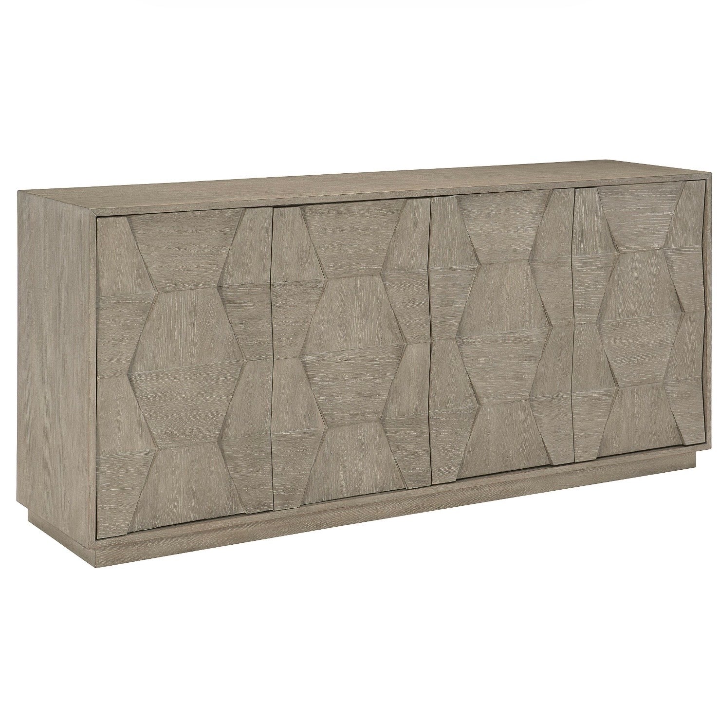 Bernhardt Linea Collection Buffet ~ Cerused Greige  Finish - Image 4
