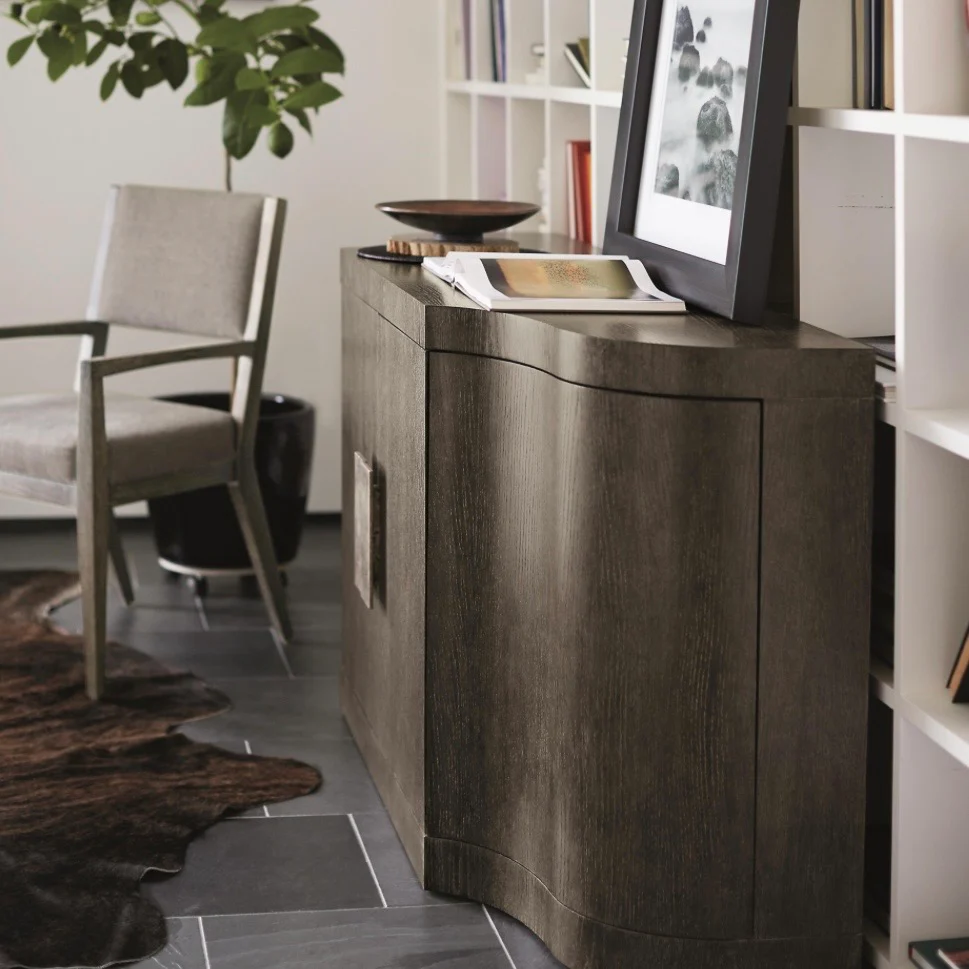 Bernhardt Linea Collection Buffet ~ Cerused Charcoal Finish - Image 2