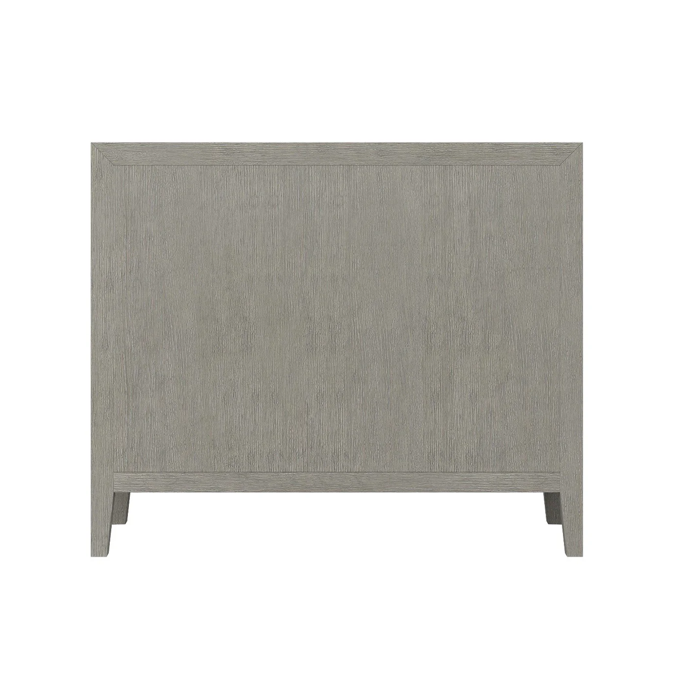 Bernhardt Linea Collection Three Drawer Rustic Modern Nightstand ~ 38 Inch ~ Cerused Greige Finish - Image 5