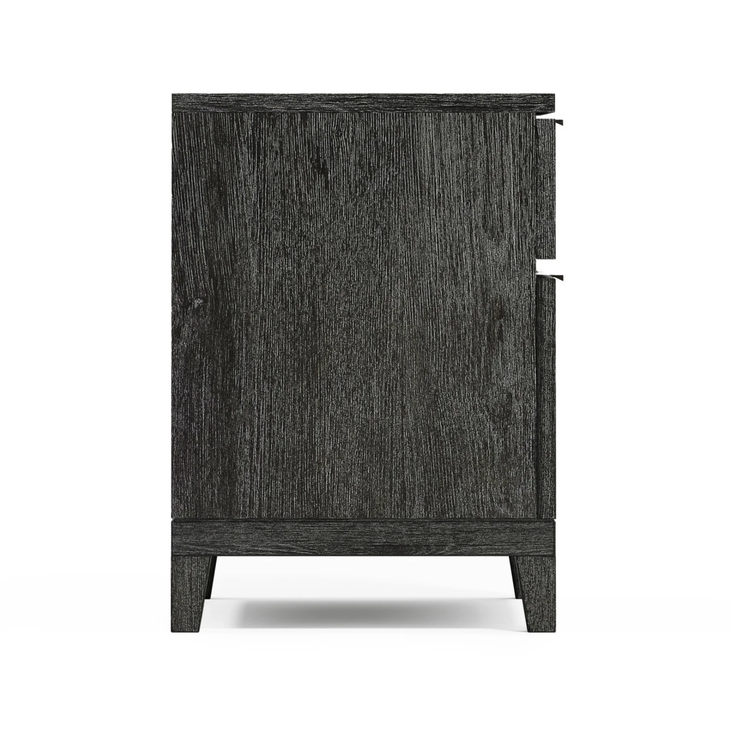 Bernhardt Loft Menton Collection Two Drawer 28 Inch Nightstand ~ Sutton Finish - Image 3