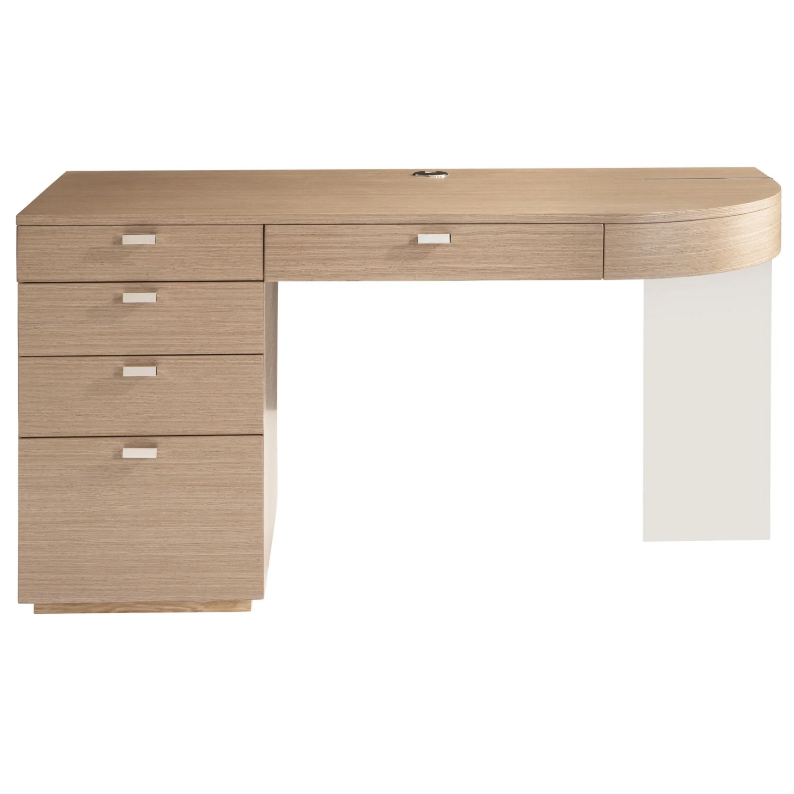Bernhardt Modulum Collection Desk ~ Steel and Sahara Finished Wood - Image 2
