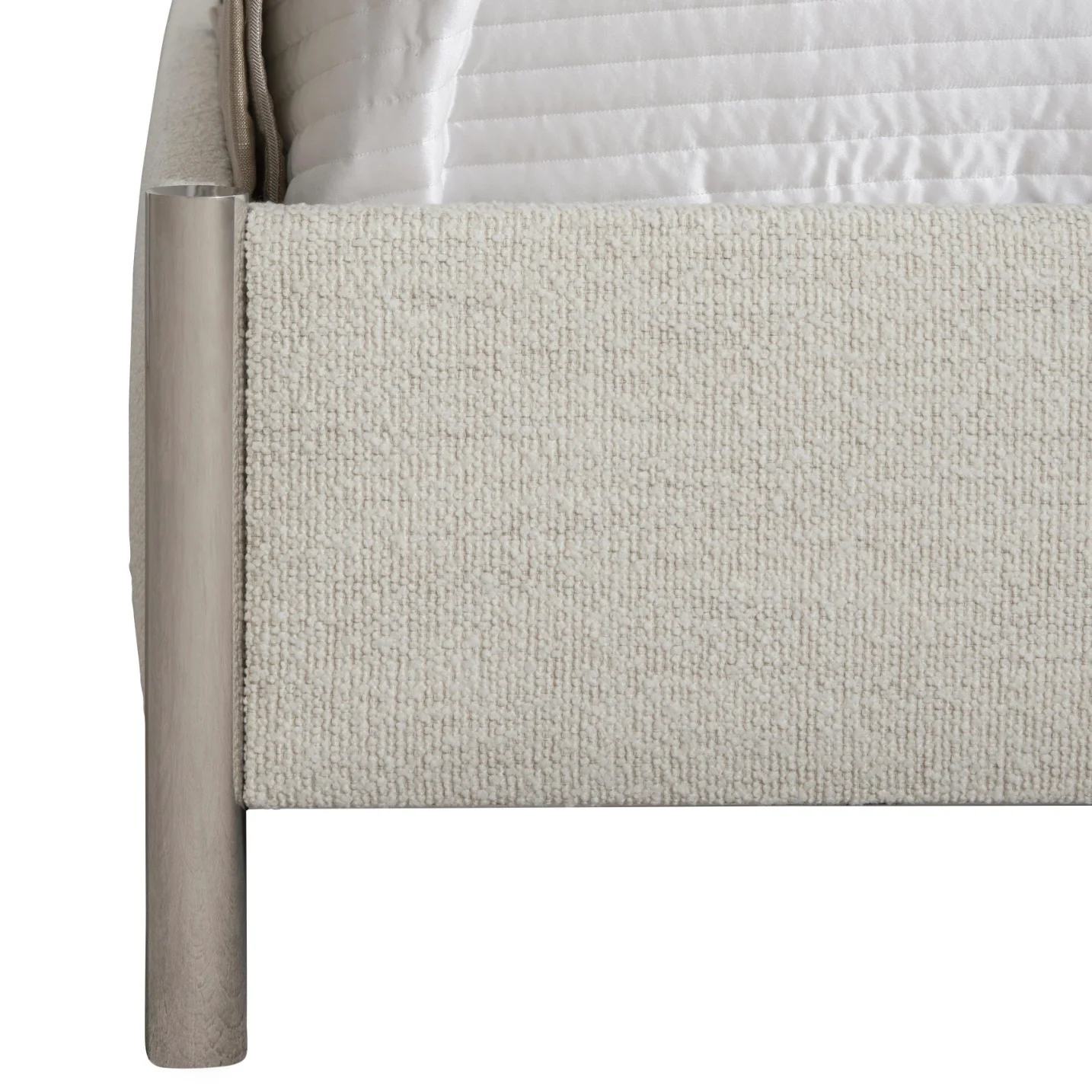 Bernhardt Modulum Collection Upholstered Panel Bed with Metal Frame ~ Available in Queen And King Sizes - Image 5