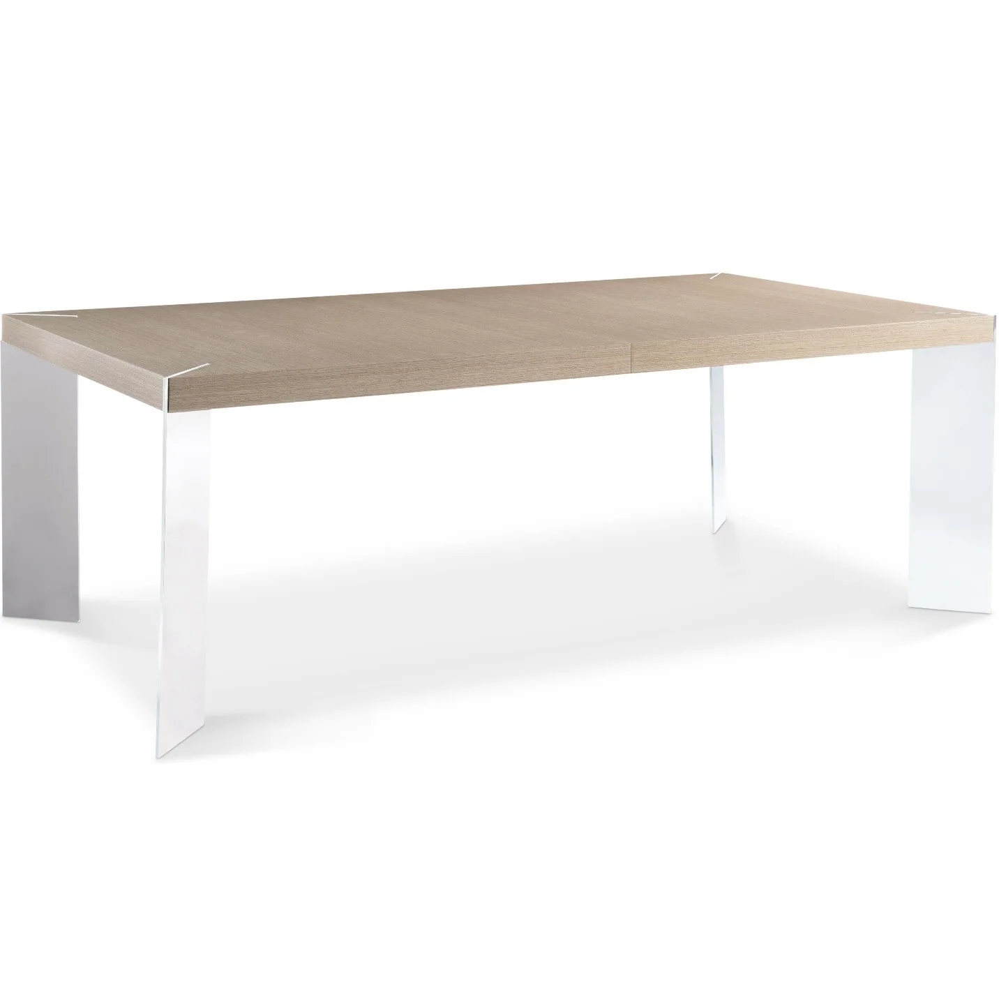 Bernhardt Modulum Collection Rectangular Dining Table with Steel Legs ~ Sahara Finish - Image 6