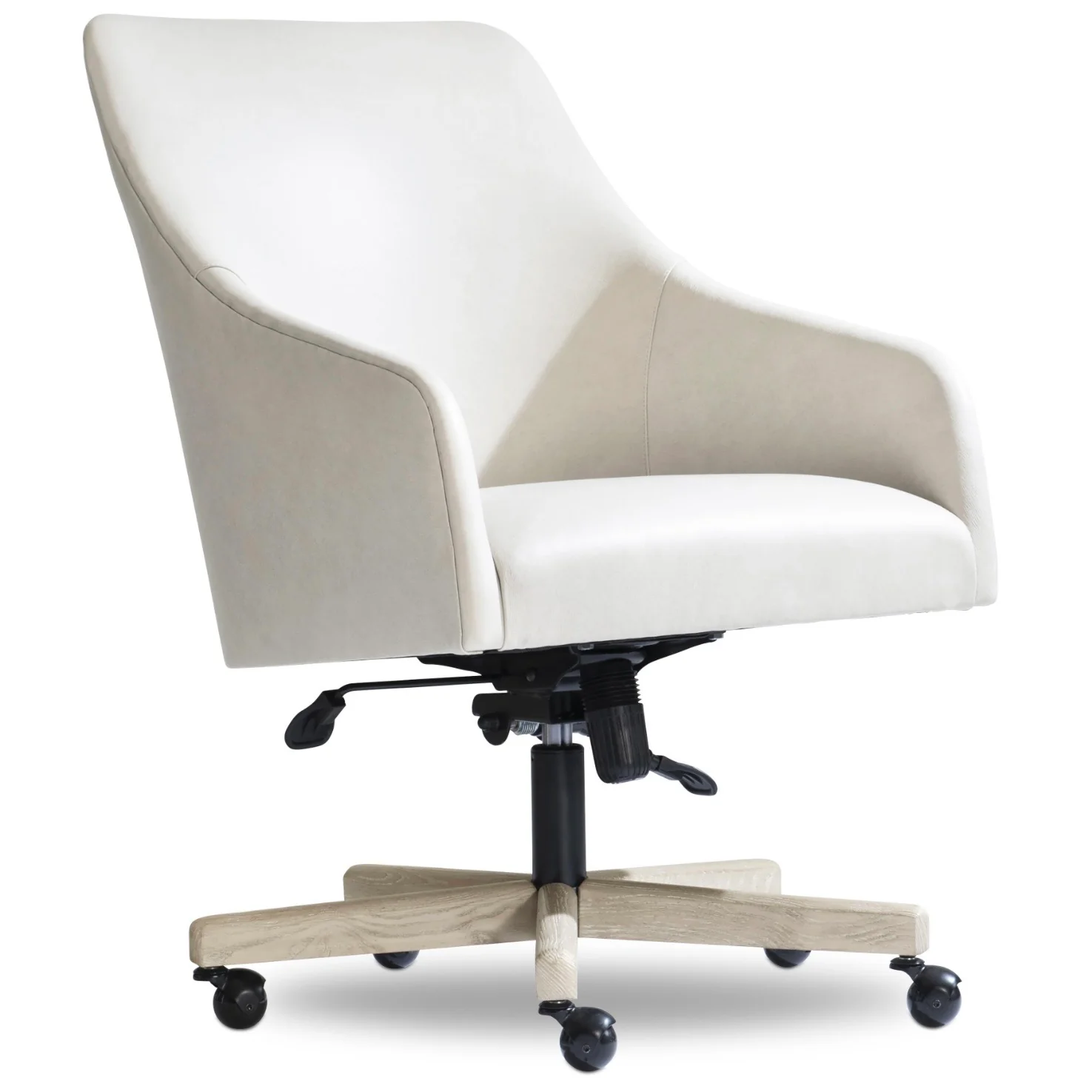 Bernhardt Prado Collection Leather Upholstered Office Chair