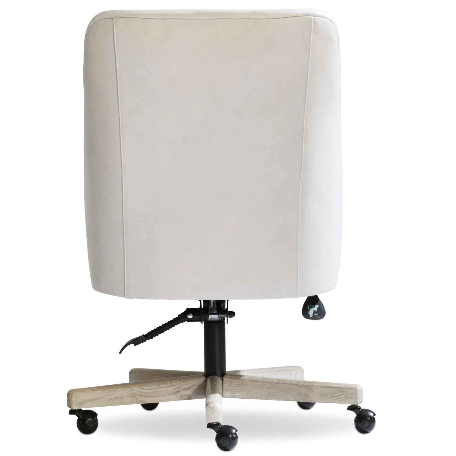Bernhardt Prado Collection Leather Upholstered Office Chair - Image 4