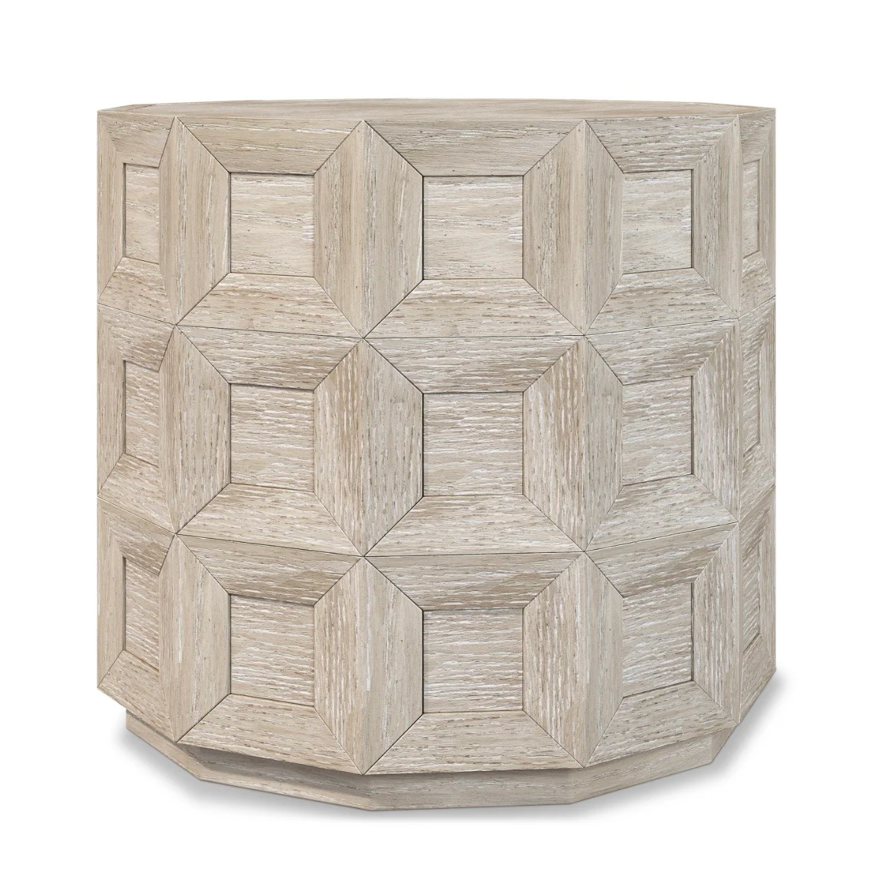Bernhardt Prado Collection Round Side Table ~ Tawny Finish - Image 4