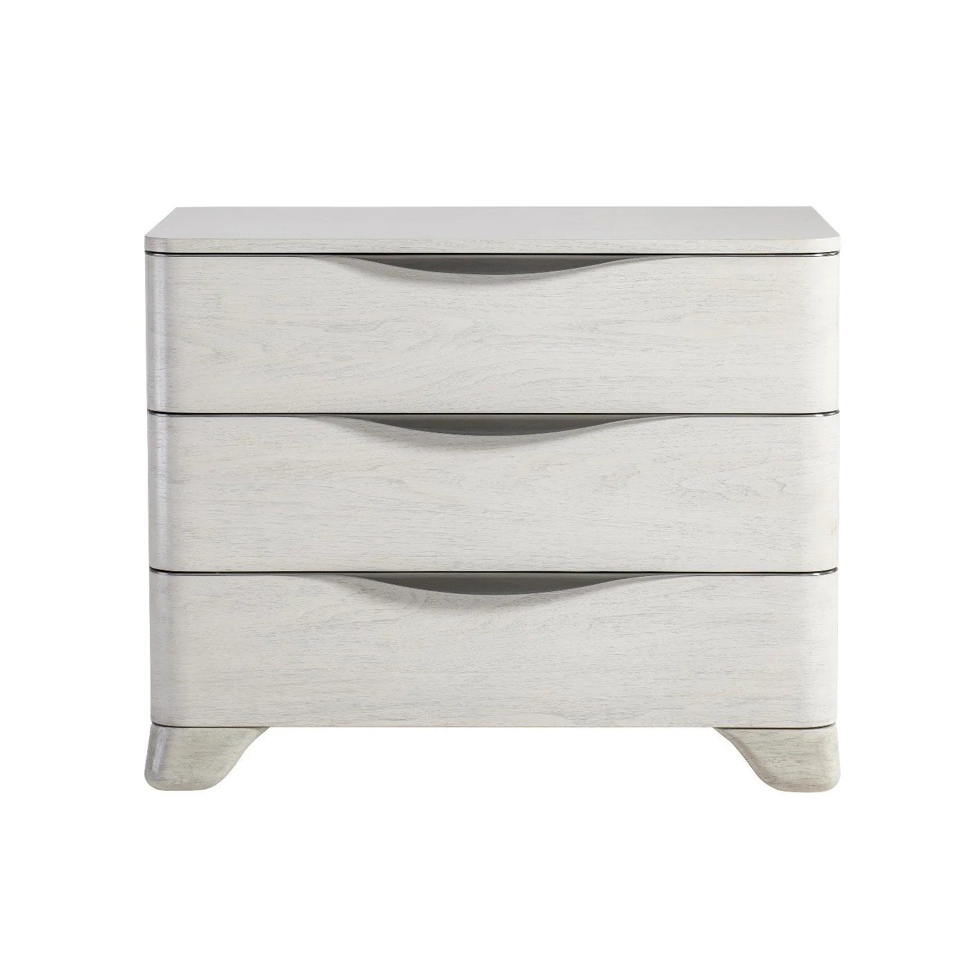 Bernhardt Sereno Collection Three Drawer 36 Inch Nightstand ~ Lutra Finish - Image 4