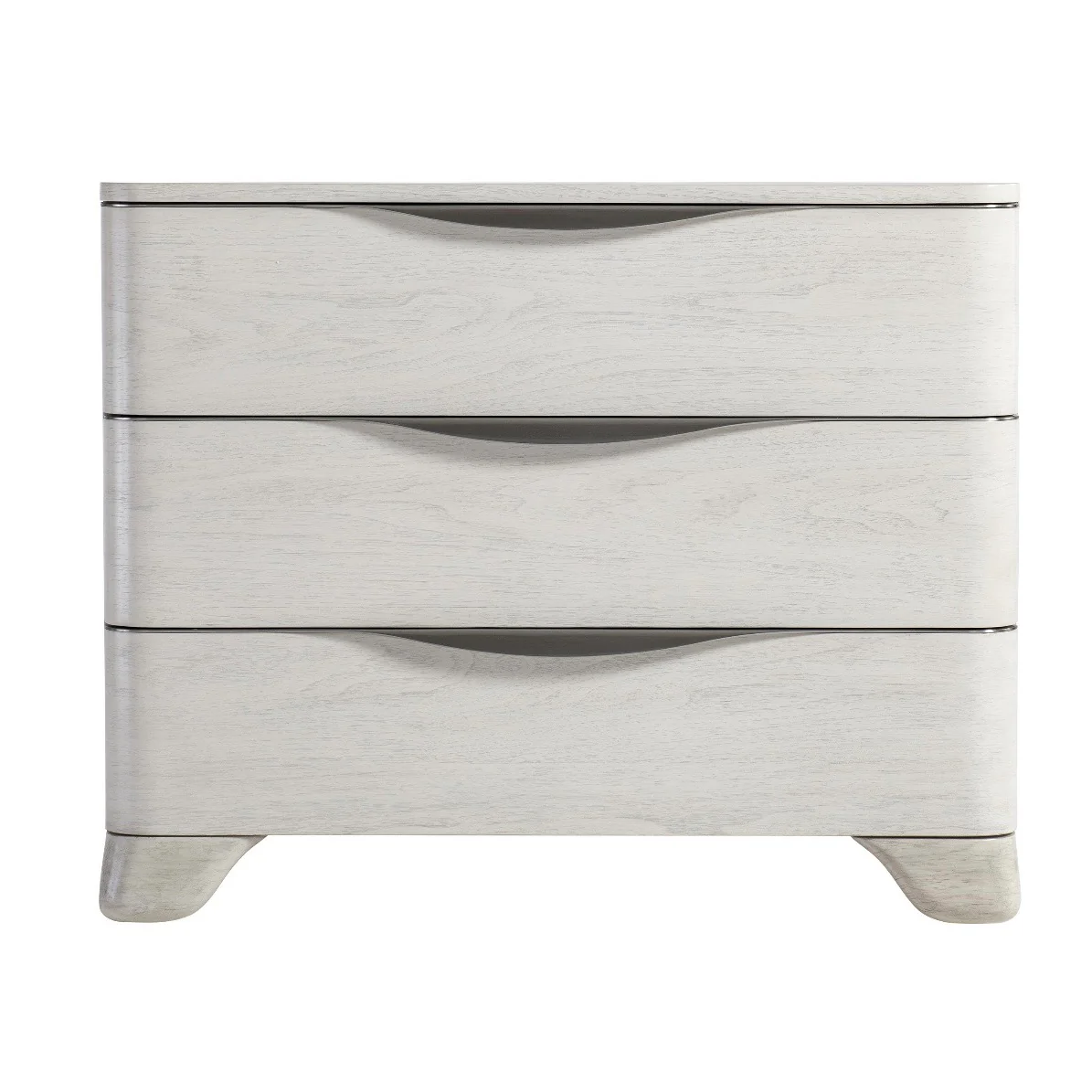 Bernhardt Sereno Collection Three Drawer 36 Inch Nightstand ~ Lutra Finish - Image 5