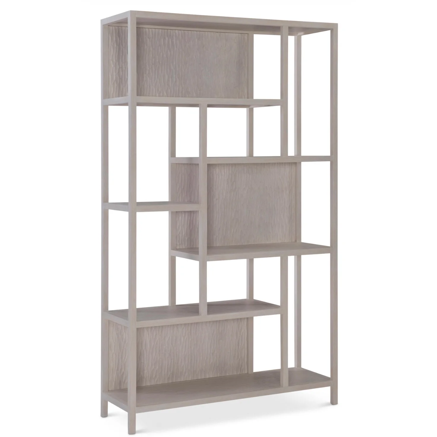 Bernhardt Solaria Collection Etagere ~ Weathered Bone Finish - Image 3