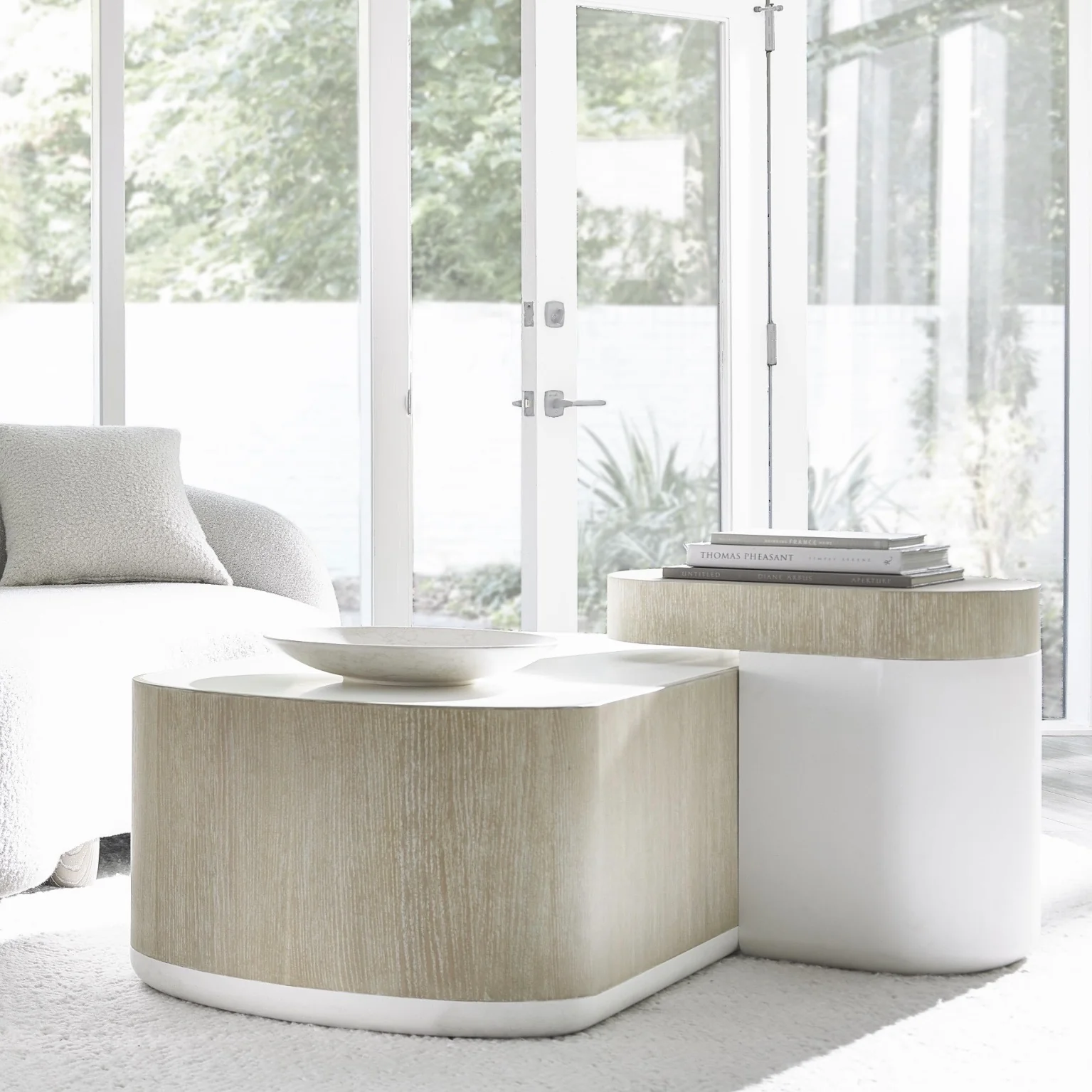 Bernhardt Solaria Collection Side Table ~ Dune Finish