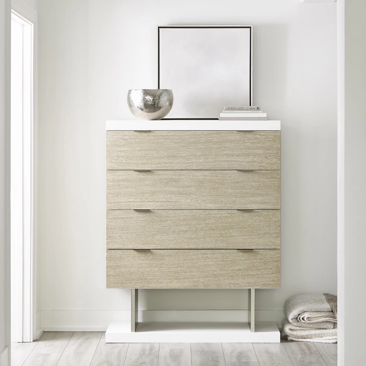 Bernhardt Solaria Collection Tall Drawer Chest ~ Dune Finish