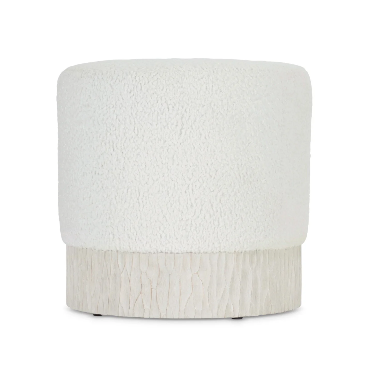 Bernhardt Solaria Collection Upholstered Round Ottoman - Image 5